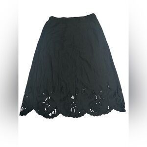 NWT Universal Thread Black‎ Long A-Line Skirt